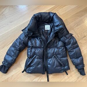 Girl / Toddler S13 black down jacket